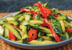 Cucumber Chilly Sauce — Chinese dish at Pokhara Chinese Restaurant